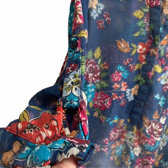 Kut From The Kloth Floral Sheer Blouse - Picture 4 of 4